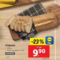 Lidl Ciabatta erbjuda