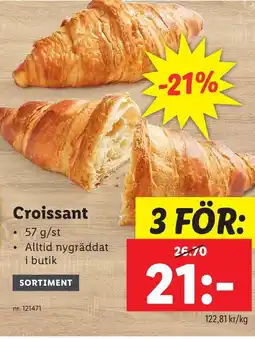 Lidl Croissant erbjuda
