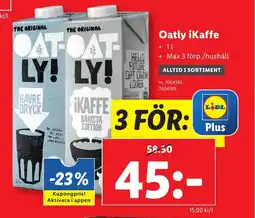 Lidl Oatly iKaffe erbjuda