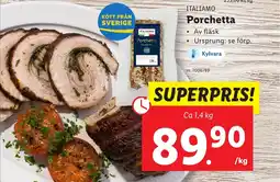 Lidl Porchetta erbjuda