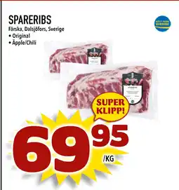 Nya Pulsen SPARERIBS erbjuda