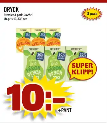 Nya Pulsen DRYCK erbjuda