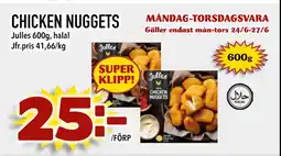 Nya Pulsen CHICKEN NUGGETS erbjuda