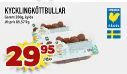 Nya Pulsen KYCKLINGKÖTTBULLAR erbjuda