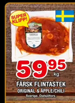 Nya Pulsen FÄRSK FLINTASTEK erbjuda