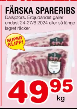 Nya Pulsen FÄRSKA SPARERIBS erbjuda