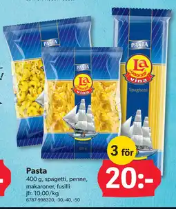 DollarStore Pasta erbjuda