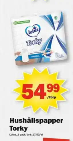 Pekås Hushållspapper Torky erbjuda