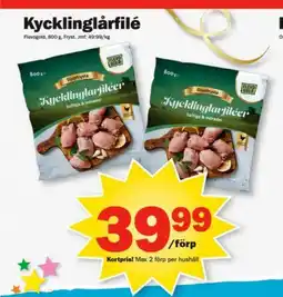 Pekås Kycklinglårfilé erbjuda