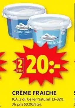 ICA Kvantum CRÈME FRAICHE erbjuda