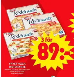 ICA Maxi Ristorante pizza erbjuda