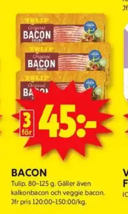 ICA Kvantum Tulip baconskivor erbjuda