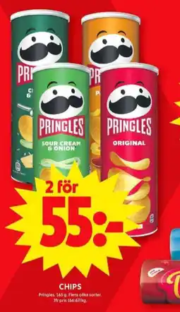 ICA Maxi Pringles chips erbjuda