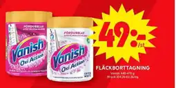 ICA Maxi Vanish oxi action fläckborttagning erbjuda