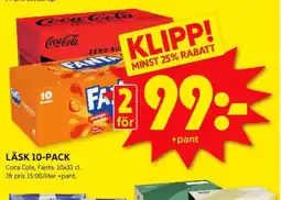 ICA Kvantum Coca cola läskedryck erbjuda