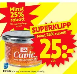 ICA Supermarket Ica kaviar erbjuda
