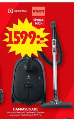 ICA Maxi Electrolux dammsugare erbjuda