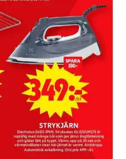 ICA Maxi Electrolux strykjärn erbjuda