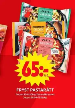 ICA Maxi Findus pastarätter erbjuda