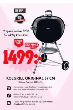 ICA Maxi Weber klotgrill erbjuda