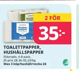 Tempo Eldorado hushållspapper erbjuda