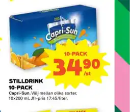 Stora Coop Capri-sonne stilldrink erbjuda