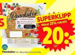 ICA Supermarket Pannkakor erbjuda