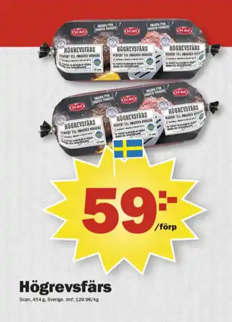 Pekås Scan högrevsfärs erbjuda