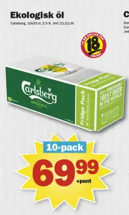 Pekås Carlsberg öl erbjuda