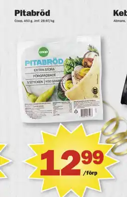 Pekås Coop pitabröd erbjuda