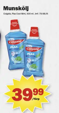 Pekås Colgate munskölj erbjuda