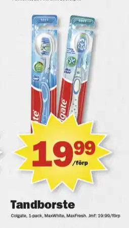 Pekås Colgate tandborste erbjuda