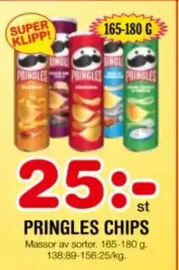Nya Pulsen PRINGLES CHIPS erbjuda