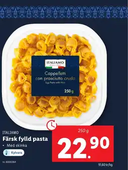 Lidl Färsk fylld pasta erbjuda