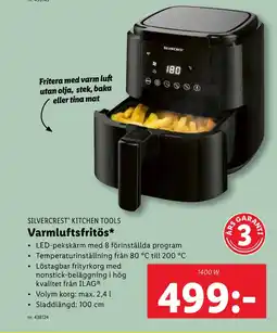 Lidl Varmluftsfritös erbjuda