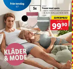 Lidl Trosor med spets erbjuda