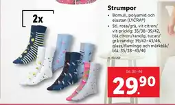 Lidl Strumpor erbjuda