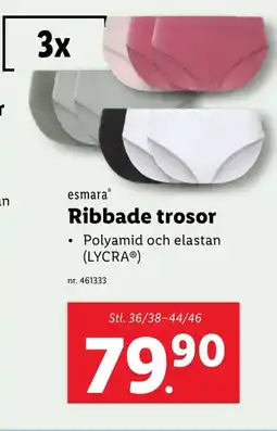 Lidl Ribbade trosor erbjuda