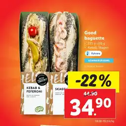 Lidl Good baguette erbjuda