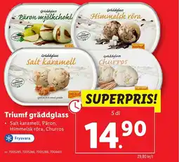 Lidl Triumf gräddglass erbjuda