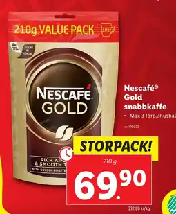 Lidl NescaféⓇ Gold snabbkaffe erbjuda