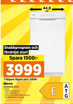 Power DISKMASKIN 45 CM erbjuda