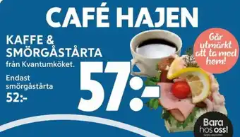 Ica Hajen Lagpris KAFFE & SMÖRGÅSTÅRTA erbjuda