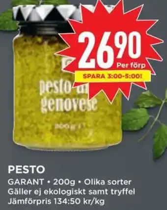 Willys PESTO erbjuda