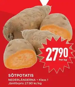 Willys SÖTPOTATIS erbjuda