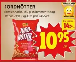 ICA Kvantum JORDNÖTTER erbjuda