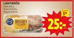 ICA Kvantum LANTBRÖD erbjuda