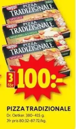 ICA Kvantum PIZZA TRADIZIONALE erbjuda