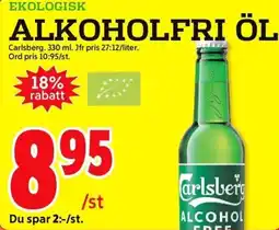 ICA Kvantum ALKOHOLFRI ÖL erbjuda