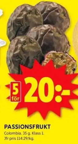 ICA Kvantum PASSIONSFRUKT erbjuda